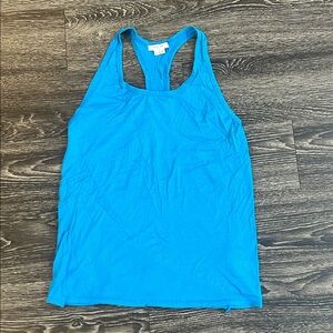 Blue Helmut Lang Racerback cotton tank top shirt medium